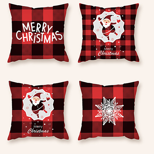 Cushion Cover 4PCS Christamas Party Decoration Christamas Gift Short Plush Soft Decorative Square Throw Pillow Cover Cushion Case Pillowcase for Sofa Bedroom 45 x 45 cm (18 x 18) Superior Quality
Cushion Cover 4PCS Christamas Party Decoration Christamas Gift Short Plush Soft Decorative Square Throw Pillow Cover Cushion Case Pillowcase for Sofa Bedroom 45 x 45 cm (18 x 18) Superior Quality
