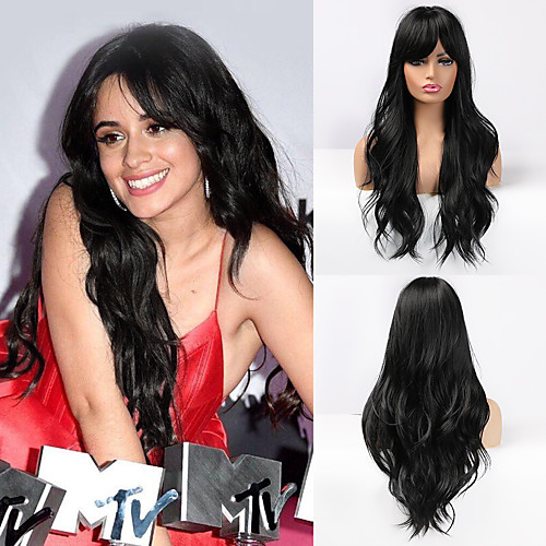 Synthetic Wig / Bangs Curly / Water Wave Style Side Part Capless Wig Grey Synthetic Hair 18 inch Women's Cosplay / Women / Synthetic Dark Gray Wig Long Cosplay Wig
Synthetic Wig / Bangs Curly / Water Wave Style Side Part Capless Wig Grey Synthetic Hair 18 inch Women's Cosplay / Women / Synthetic Dark Gray Wig Long Cosplay Wig