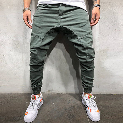 men's gym jogger pants slim fit sweatpants with zipper pockets cotton cargo pants white
men's gym jogger pants slim fit sweatpants with zipper pockets cotton cargo pants white