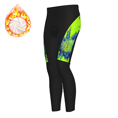 21Grams Men's Cycling Tights Cycling Pants Winter Fleece Bike Tights Padded Shorts / Chamois Pants Thermal Warm Fleece Lining Breathable Sports Black / Green Mountain Bike MTB Road Bike Cycling
21Grams Men's Cycling Tights Cycling Pants Winter Fleece Bike Tights Padded Shorts / Chamois Pants Thermal Warm Fleece Lining Breathable Sports Black / Green Mountain Bike MTB Road Bike Cycling