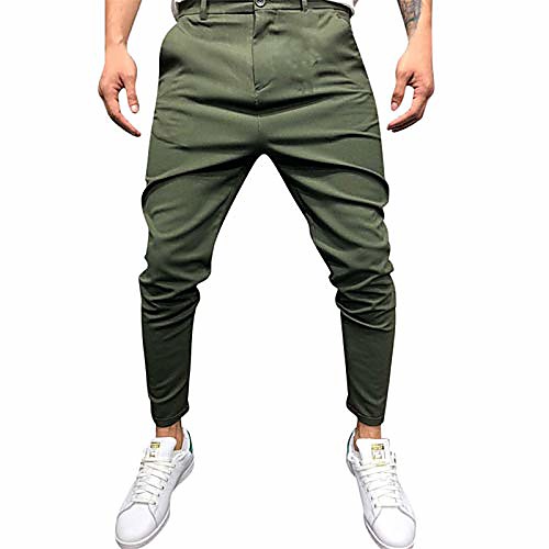 men's skinny stretchy pants pure color smart-pants slim fit slacks tapered trousers green
men's skinny stretchy pants pure color smart-pants slim fit slacks tapered trousers green