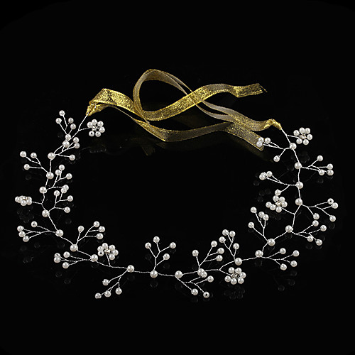 Imitation Pearl / Rhinestone / Alloy Headpiece with Rhinestone / Faux Pearl 1 Piece Wedding Headpiece
Imitation Pearl / Rhinestone / Alloy Headpiece with Rhinestone / Faux Pearl 1 Piece Wedding Headpiece