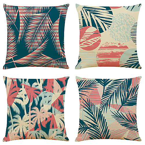 Cushion Cover 4PC Linen Soft Decorative Square Throw Pillow Cover Cushion Case Pillowcase for Sofa Bedroom 45 x 45 cm (18 x 18 Inch) Superior Quality Machine Washable
Cushion Cover 4PC Linen Soft Decorative Square Throw Pillow Cover Cushion Case Pillowcase for Sofa Bedroom 45 x 45 cm (18 x 18 Inch) Superior Quality Machine Washable