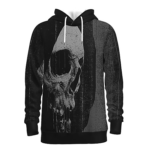 Men's Pullover Hoodie Sweatshirt Graphic 3D Skull Hooded Daily 3D Print 3D Print Hoodies Sweatshirts Long Sleeve Black
Men's Pullover Hoodie Sweatshirt Graphic 3D Skull Hooded Daily 3D Print 3D Print Hoodies Sweatshirts Long Sleeve Black
