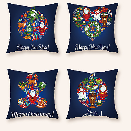 Cushion Cover 4PCS Christmas Party Decoration Christmas Gift Short Plush Soft Decorative Square Throw Pillow Cover Cushion Case Pillowcase for Sofa Bedroom 45 x 45 cm (18 x 18 Inch) Superior Quality
Cushion Cover 4PCS Christmas Party Decoration Christmas Gift Short Plush Soft Decorative Square Throw Pillow Cover Cushion Case Pillowcase for Sofa Bedroom 45 x 45 cm (18 x 18 Inch) Superior Quality