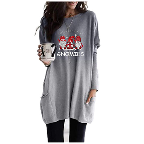 Women's Christmas T shirt Color Gradient Graphic Prints Long Sleeve Patchwork Print Round Neck Tops Christmas Basic Top Blue Purple Orange
Women's Christmas T shirt Color Gradient Graphic Prints Long Sleeve Patchwork Print Round Neck Tops Christmas Basic Top Blue Purple Orange