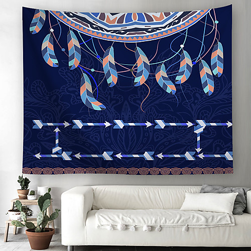 Wall Tapestry Art Decor Blanket Curtain Picnic Tablecloth Hanging Home Bedroom Living Room Dormitory Decoration Polyester Fiber Feather Navy
Wall Tapestry Art Decor Blanket Curtain Picnic Tablecloth Hanging Home Bedroom Living Room Dormitory Decoration Polyester Fiber Feather Navy