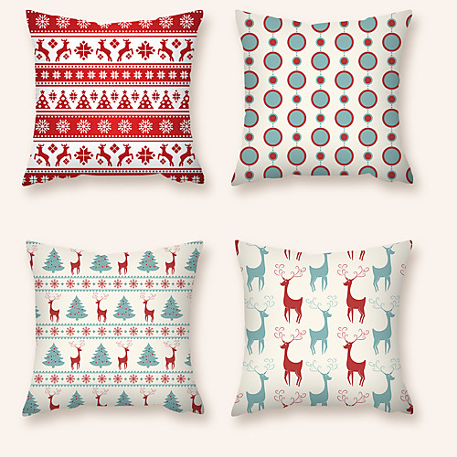 Cushion Cover 4PCS Christmas Party Decoration Christmas Gift Short Plush Soft Decorative Square Throw Pillow Cover Cushion Case Pillowcase for Sofa Bedroom 45 x 45 cm (18 x 18) Superior Quality
Cushion Cover 4PCS Christmas Party Decoration Christmas Gift Short Plush Soft Decorative Square Throw Pillow Cover Cushion Case Pillowcase for Sofa Bedroom 45 x 45 cm (18 x 18) Superior Quality