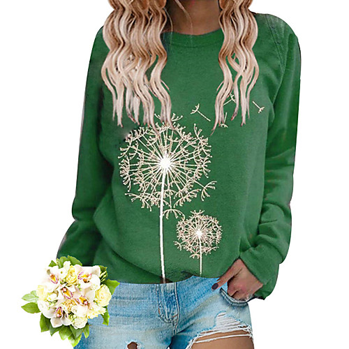 Women's Pullover Sweatshirt Dandelion Daily Going out Basic Casual Hoodies Sweatshirts Black Red Wine
Women's Pullover Sweatshirt Dandelion Daily Going out Basic Casual Hoodies Sweatshirts Black Red Wine