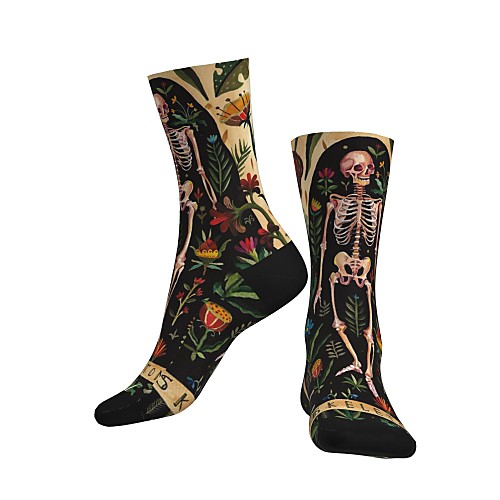 Crew Socks Compression Socks Calf Socks Athletic Sports Socks Cycling Socks Women's Men's Bike / Cycling Lightweight Breathable Anatomic Design 1 Pair Graphic Skull Floral Botanical Cotton Black S M L
Crew Socks Compression Socks Calf Socks Athletic Sports Socks Cycling Socks Women's Men's Bike / Cycling Lightweight Breathable Anatomic Design 1 Pair Graphic Skull Floral Botanical Cotton Black S M L