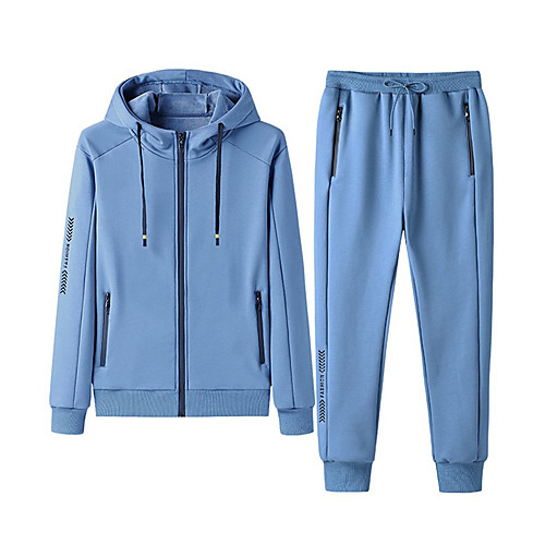 Men's 2 Piece Full Zip Sweatsuit Casual Long Sleeve 2pcs Spandex Thermal Warm Soft Fitness Gym Workout Running Walking Jogging Sportswear Solid Colored Normal Outfit Set Clothing Suit Sweatshirt
Men's 2 Piece Full Zip Sweatsuit Casual Long Sleeve 2pcs Spandex Thermal Warm Soft Fitness Gym Workout Running Walking Jogging Sportswear Solid Colored Normal Outfit Set Clothing Suit Sweatshirt