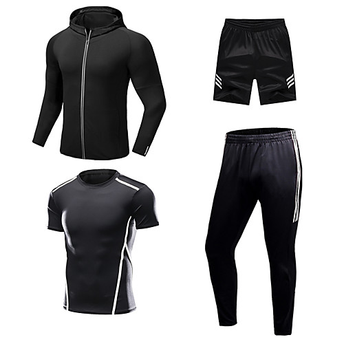 Men's Patchwork Tracksuit Activewear Set Athletic Athleisure Long Sleeve 4pcs Front Zipper Breathable Quick Dry Moisture Wicking Fitness Gym Workout Running Walking Jogging Sportswear Normal Outfit
Men's Patchwork Tracksuit Activewear Set Athletic Athleisure Long Sleeve 4pcs Front Zipper Breathable Quick Dry Moisture Wicking Fitness Gym Workout Running Walking Jogging Sportswear Normal Outfit