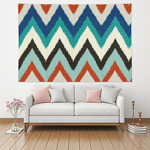 Wall Tapestry Art Deco Blanket Curtain Picnic Table Cloth Hanging Home Bedroom Living Room Dormitory Decoration Polyester Fiber Modern Color Pattern Geometric Graphic Color Polyline Wave
Wall Tapestry Art Deco Blanket Curtain Picnic Table Cloth Hanging Home Bedroom Living Room Dormitory Decoration Polyester Fiber Modern Color Pattern Geometric Graphic Color Polyline Wave
