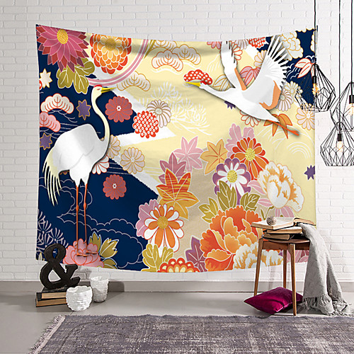 Chinese Style Wall Tapestry Art Decor Blanket Curtain Hanging Home Bedroom Living Room Decoration Polyester Crane Flower Floral Plant
Chinese Style Wall Tapestry Art Decor Blanket Curtain Hanging Home Bedroom Living Room Decoration Polyester Crane Flower Floral Plant