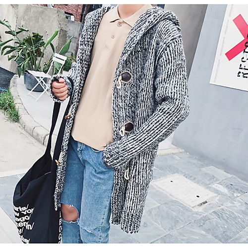 Men's Stylish Solid Color Cardigan Long Sleeve Sweater Cardigans Hooded Spring Fall Wine Khaki Gray
Men's Stylish Solid Color Cardigan Long Sleeve Sweater Cardigans Hooded Spring Fall Wine Khaki Gray