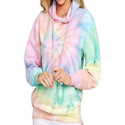 women tie dye sweatshirt long sleeve hoodie casual loose fit oversize pullover pink
women tie dye sweatshirt long sleeve hoodie casual loose fit oversize pullover pink