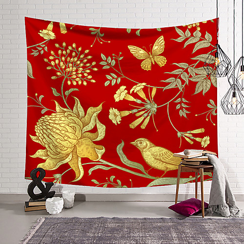 Wall Tapestry Art Decor Blanket Curtain Hanging Home Bedroom Living Room Decoration Polyester Golden Flower Bird Butterfly
Wall Tapestry Art Decor Blanket Curtain Hanging Home Bedroom Living Room Decoration Polyester Golden Flower Bird Butterfly