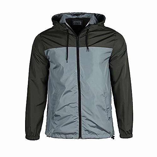 mens water resistant windproof light weight hoodie windbreaker color block full zipper jacket green(s-m)
mens water resistant windproof light weight hoodie windbreaker color block full zipper jacket green(s-m)