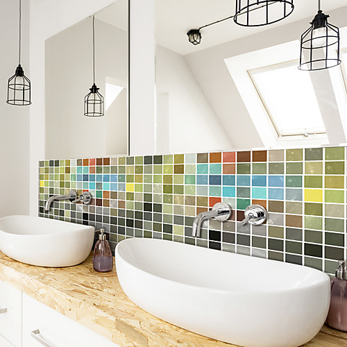 3D Mosaic Light Blue Yellow Wall Stickers Bathroom Waterproof Tile Stickers Kitchen Oil and Antifouling Stickers 24020cm
3D Mosaic Light Blue Yellow Wall Stickers Bathroom Waterproof Tile Stickers Kitchen Oil and Antifouling Stickers 24020cm