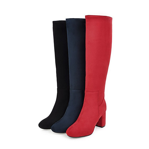 Women's Boots Block Heel Boots Block Heel Round Toe Knee High Boots Casual Vintage Daily Leatherette Solid Colored Black Red Dark Blue
Women's Boots Block Heel Boots Block Heel Round Toe Knee High Boots Casual Vintage Daily Leatherette Solid Colored Black Red Dark Blue