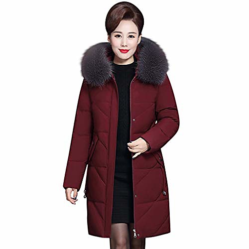 women's 2019 puffer coat with fur hooded, jmetrie warm long jacket thicken coat outwear plus sizes wine
women's 2019 puffer coat with fur hooded, jmetrie warm long jacket thicken coat outwear plus sizes wine