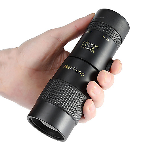 

8-40 X 40 mm Monocular Porro Waterproof High Definition Easy Carrying Fully Multi-coated BAK4 Hiking Camping / Hiking / Caving Traveling