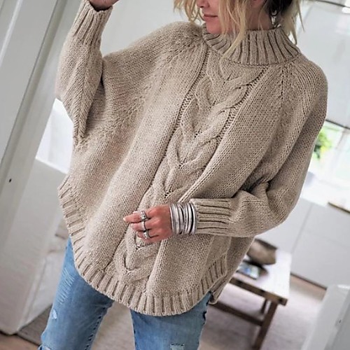 Women's Basic Knitted Solid Color Pullover Long Sleeve Sweater Cardigans Crew Neck Fall Winter Black Blue Yellow
Women's Basic Knitted Solid Color Pullover Long Sleeve Sweater Cardigans Crew Neck Fall Winter Black Blue Yellow
