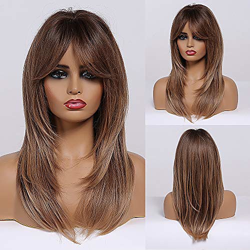 natural layered long straight brown wigs with side bangs heat resistant synthetic wigs for women costume halloween fancy dress party wig 24 inch
natural layered long straight brown wigs with side bangs heat resistant synthetic wigs for women costume halloween fancy dress party wig 24 inch