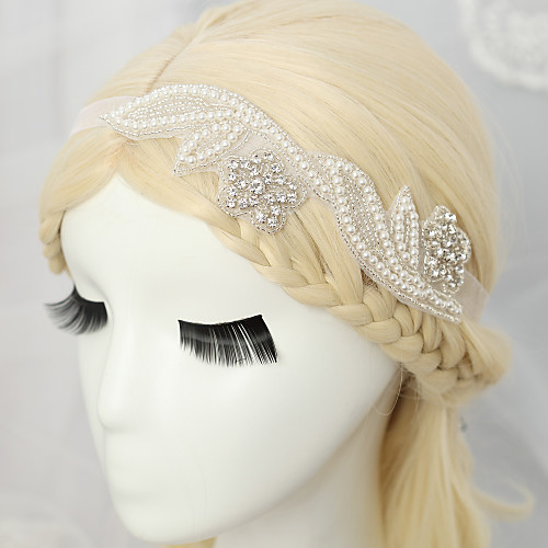 Imitation Pearl / Rhinestone Headpiece with Rhinestone / Imitation Pearl 1 Piece Wedding Headpiece
Imitation Pearl / Rhinestone Headpiece with Rhinestone / Imitation Pearl 1 Piece Wedding Headpiece
