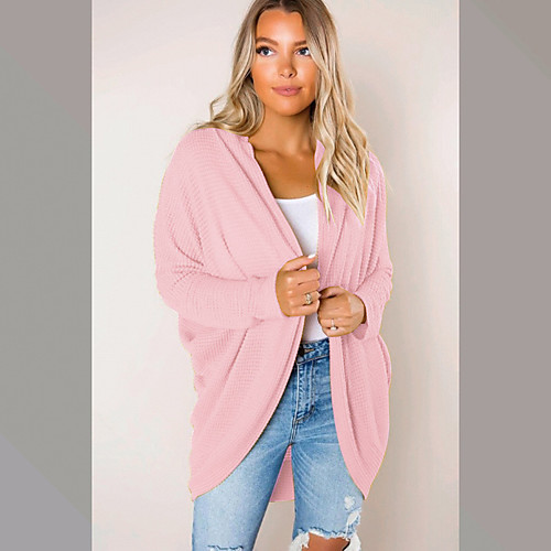 Women's Solid Colored Fall & Winter Sweater Coat Regular Going out Long Sleeve Cotton Blend Coat Tops Black
Women's Solid Colored Fall & Winter Sweater Coat Regular Going out Long Sleeve Cotton Blend Coat Tops Black