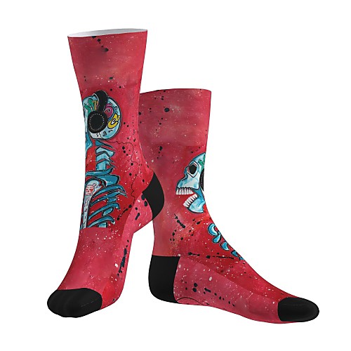 Crew Socks Compression Socks Calf Socks Athletic Sports Socks Cycling Socks Women's Men's Bike / Cycling Lightweight Breathable Anatomic Design 1 Pair Graphic Skull Cotton Red S M L / Stretchy
Crew Socks Compression Socks Calf Socks Athletic Sports Socks Cycling Socks Women's Men's Bike / Cycling Lightweight Breathable Anatomic Design 1 Pair Graphic Skull Cotton Red S M L / Stretchy