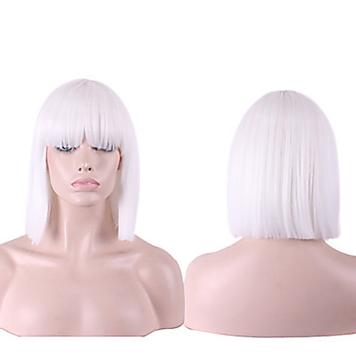 Synthetic Wig Hathaway Middle Part Wig White Short Straight Synthetic Hair 12 inch Women Synthetic Sexy Lady Hairstyle
Synthetic Wig Hathaway Middle Part Wig White Short Straight Synthetic Hair 12 inch Women Synthetic Sexy Lady Hairstyle