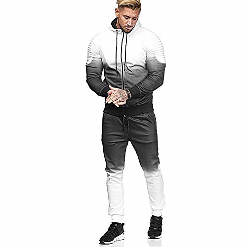 men's set tracksuit sporting track suit tops and pants sweatshirts men tracksuit white xl
men's set tracksuit sporting track suit tops and pants sweatshirts men tracksuit white xl