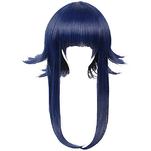 

Synthetic Wig Hinata Hyuga Hinata Hyuga Naruto Curly With Bangs Wig Long Black / Blue Synthetic Hair 14 inch Women's Anime Heat Resistant Blue hairjoy