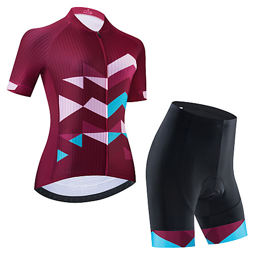 21Grams Women's Short Sleeve Cycling Jersey with Bib Shorts Cycling Jersey with Shorts Black Burgundy BlackWhite Bike Breathable Quick Dry Sports Color Block Mountain Bike MTB Road Bike Cycling
21Grams Women's Short Sleeve Cycling Jersey with Bib Shorts Cycling Jersey with Shorts Black Burgundy BlackWhite Bike Breathable Quick Dry Sports Color Block Mountain Bike MTB Road Bike Cycling