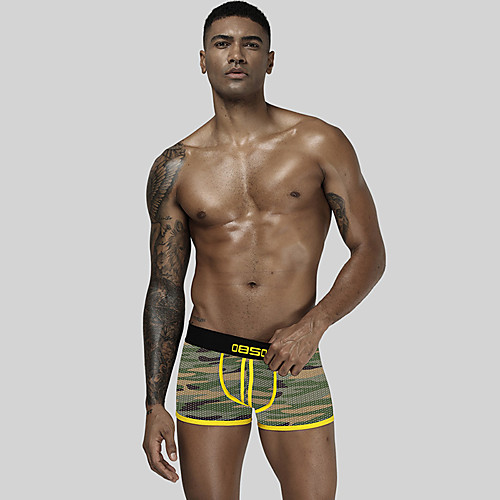 Men's Sports Underwear Sports & Outdoor Shorts Boxer Briefs Bottoms Nylon Winter Running Walking Jogging Training Breathable Quick Dry Soft Sport Yellow Red Blue Grey / Stretchy
Men's Sports Underwear Sports & Outdoor Shorts Boxer Briefs Bottoms Nylon Winter Running Walking Jogging Training Breathable Quick Dry Soft Sport Yellow Red Blue Grey / Stretchy