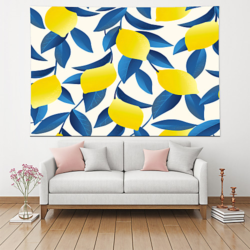 Wall Tapestry Art Deco Blanket Curtain Picnic Table Cloth Hanging Home Bedroom Living Room Dormitory Decoration Polyester Fiber Plant Modern Yellow Lemon Green Leaf
Wall Tapestry Art Deco Blanket Curtain Picnic Table Cloth Hanging Home Bedroom Living Room Dormitory Decoration Polyester Fiber Plant Modern Yellow Lemon Green Leaf