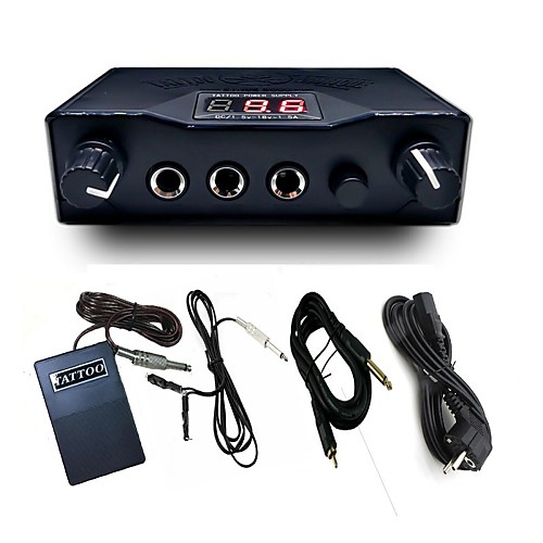 Professional Tattoo Digital Dual Power Supply Foot Pedal Clip Cord Tattoo Machine Power
Professional Tattoo Digital Dual Power Supply Foot Pedal Clip Cord Tattoo Machine Power