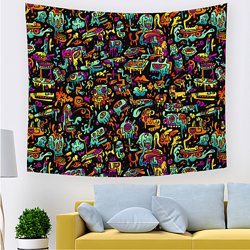 Wall Tapestry Art Decor Blanket Curtain Picnic Tablecloth Hanging Home Bedroom Living Room Dorm Decoration Polyester Colorful Cartoon View
Wall Tapestry Art Decor Blanket Curtain Picnic Tablecloth Hanging Home Bedroom Living Room Dorm Decoration Polyester Colorful Cartoon View
