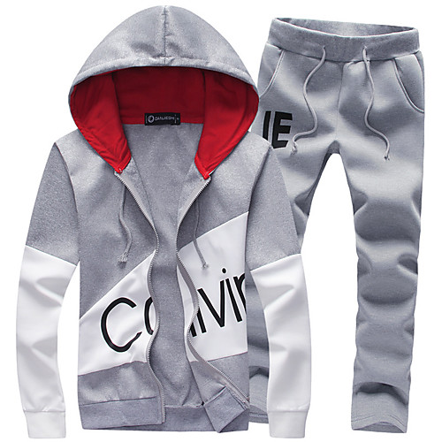 men's slim sportswear casual jacket men's long sleeve hoodie running suit set(grey,xxx-large)
men's slim sportswear casual jacket men's long sleeve hoodie running suit set(grey,xxx-large)