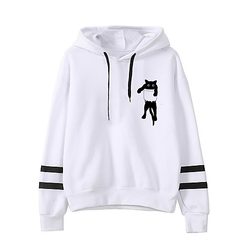 Women's Pullover Hoodie Sweatshirt Cat Graphic Daily Casual Hoodies Sweatshirts White Black Wine
Women's Pullover Hoodie Sweatshirt Cat Graphic Daily Casual Hoodies Sweatshirts White Black Wine