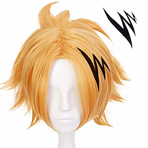 anogol wig { 1 black hairpin } gloden cosplay wig short hero wigs cosplay synthetic hair for anime
anogol wig { 1 black hairpin } gloden cosplay wig short hero wigs cosplay synthetic hair for anime