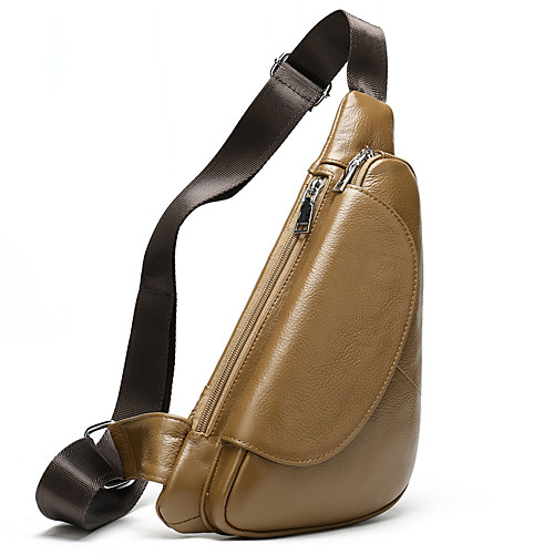 Men's Bags Cowhide Sling Shoulder Bag Chest Bag Zipper Daily Outdoor 2021 MessengerBag Black Brown Coffee
Men's Bags Cowhide Sling Shoulder Bag Chest Bag Zipper Daily Outdoor 2021 MessengerBag Black Brown Coffee