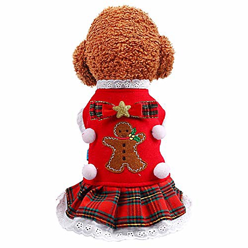christmas dog sweater turtleneck pets pullover plaid skirt fall winter dog princess dress clothes
christmas dog sweater turtleneck pets pullover plaid skirt fall winter dog princess dress clothes