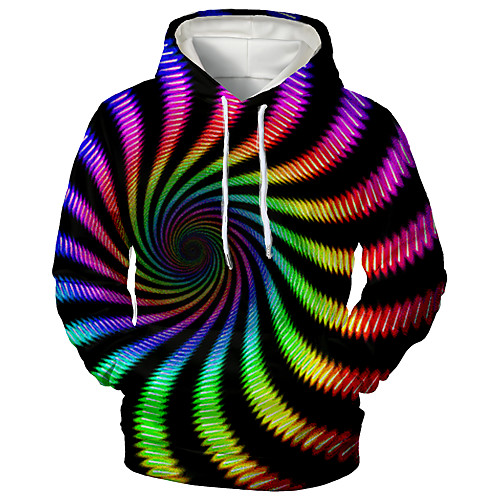 Men's Pullover Hoodie Sweatshirt Graphic Abstract 3D Front Pocket Daily 3D Print 3D Print Casual Hoodies Sweatshirts Rainbow
Men's Pullover Hoodie Sweatshirt Graphic Abstract 3D Front Pocket Daily 3D Print 3D Print Casual Hoodies Sweatshirts Rainbow