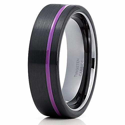 purple tungsten wedding band black tungsten ring anniversary ring men & women comfort fit ring gunmetal tungsten ring (11)
purple tungsten wedding band black tungsten ring anniversary ring men & women comfort fit ring gunmetal tungsten ring (11)