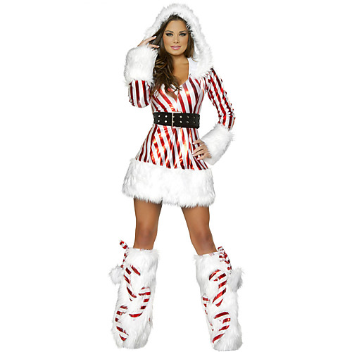 Santa Claus Cosplay Costume Women's Adults' Costume Party Christmas Christmas Polyester Dress / Belt / Hat
Santa Claus Cosplay Costume Women's Adults' Costume Party Christmas Christmas Polyester Dress / Belt / Hat