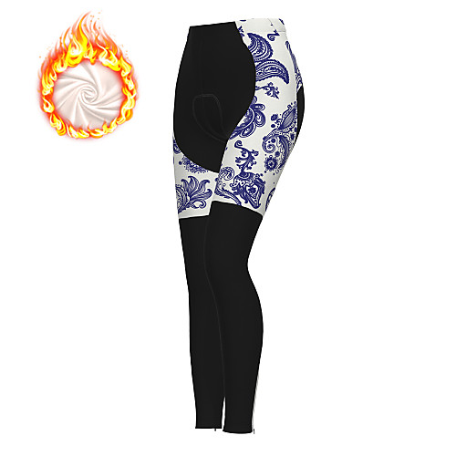 21Grams Women's Cycling Tights Cycling Pants Winter Fleece Bike Tights Padded Shorts / Chamois Pants Thermal Warm Fleece Lining Breathable Sports BlackWhite / Black / Blue Mountain Bike MTB Road
21Grams Women's Cycling Tights Cycling Pants Winter Fleece Bike Tights Padded Shorts / Chamois Pants Thermal Warm Fleece Lining Breathable Sports BlackWhite / Black / Blue Mountain Bike MTB Road