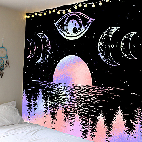 Wall Tapestry Art Decor Blanket Curtain Picnic Tablecloth Hanging Home Bedroom Living Room Dormitory Decoration Lake Water Moon
Wall Tapestry Art Decor Blanket Curtain Picnic Tablecloth Hanging Home Bedroom Living Room Dormitory Decoration Lake Water Moon