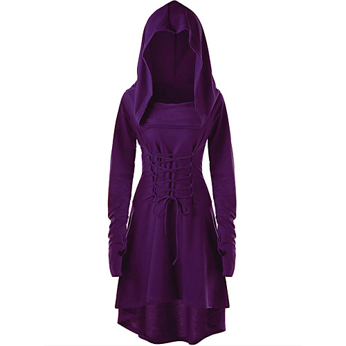 Women's A Line Dress Knee Length Dress Black Purple Wine Long Sleeve Solid Color Plus High Low Fall Winter Hooded Work Casual Cotton 2021 S M L XL XXL
Women's A Line Dress Knee Length Dress Black Purple Wine Long Sleeve Solid Color Plus High Low Fall Winter Hooded Work Casual Cotton 2021 S M L XL XXL